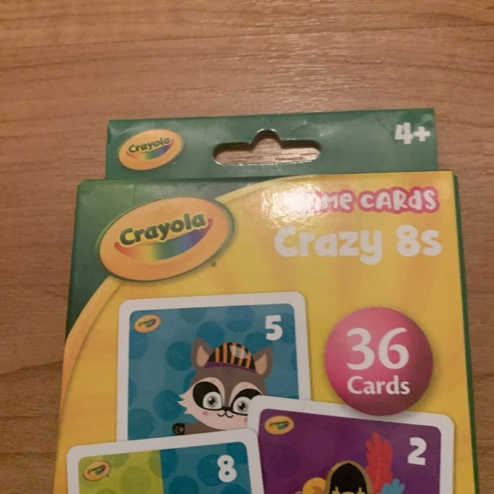 Crayola Crazy 8s Card Game Children